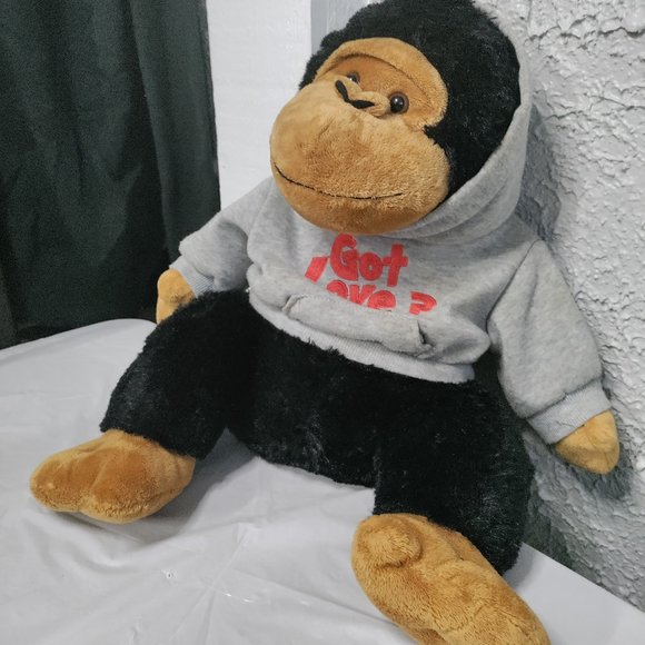 Dan Dee Plush Stuffed Animal Toy Monkey "Got Love?" Valentines Day - Picture 1 of 4